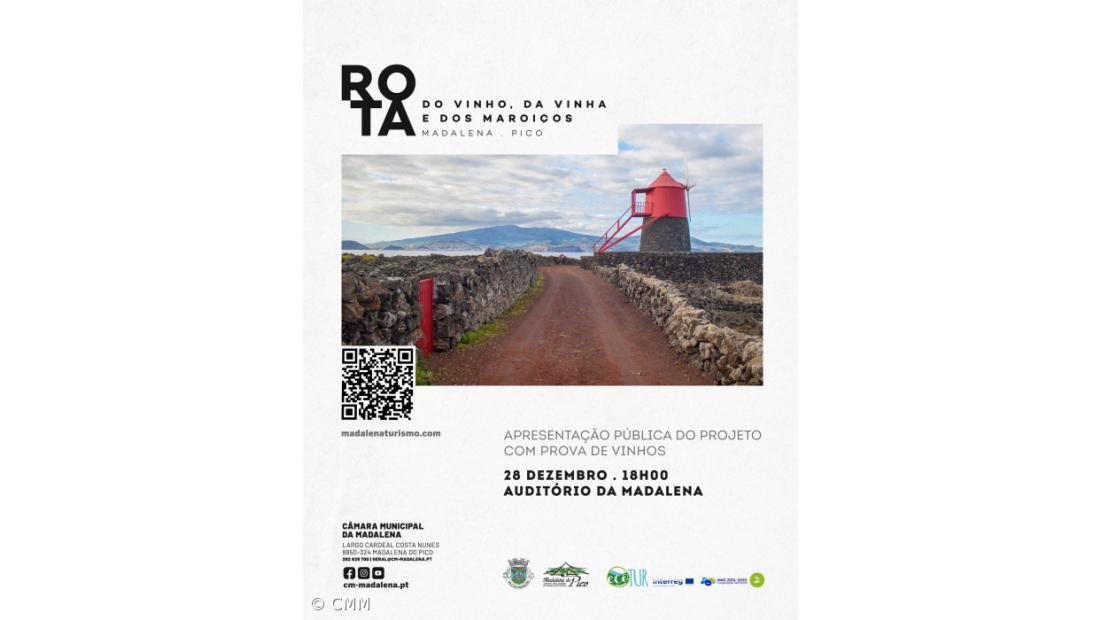 Município da Madalena apresenta Rota do Vinho, da Vinha e dos Maroiços