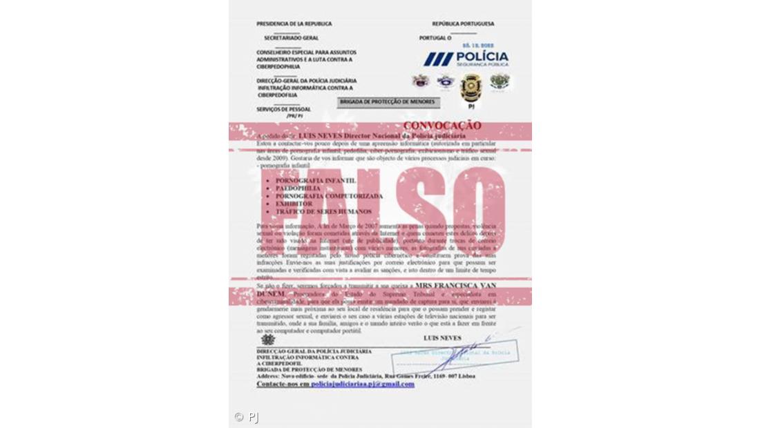 PJ alerta para mensagens fraudulentas – Imagem 3