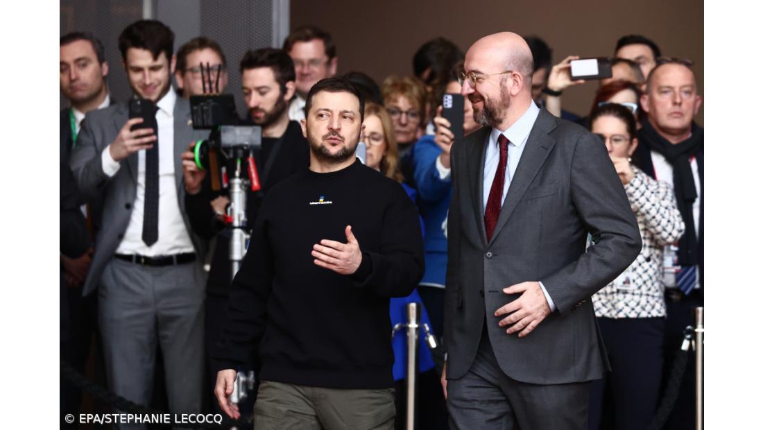 Zelensky diz em Bruxelas que UE é "o caminho para casa"