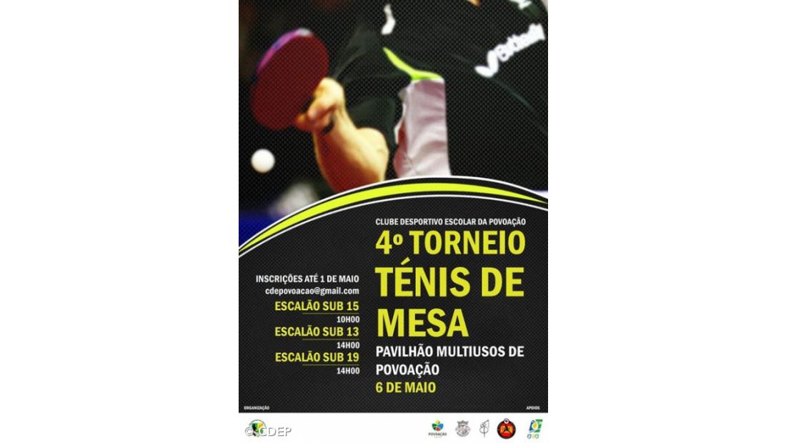 4º Torneio de Ténis de Mesa 