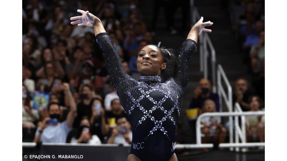 Simone Biles brilha nos 'trials' e assegura presença natural em Paris