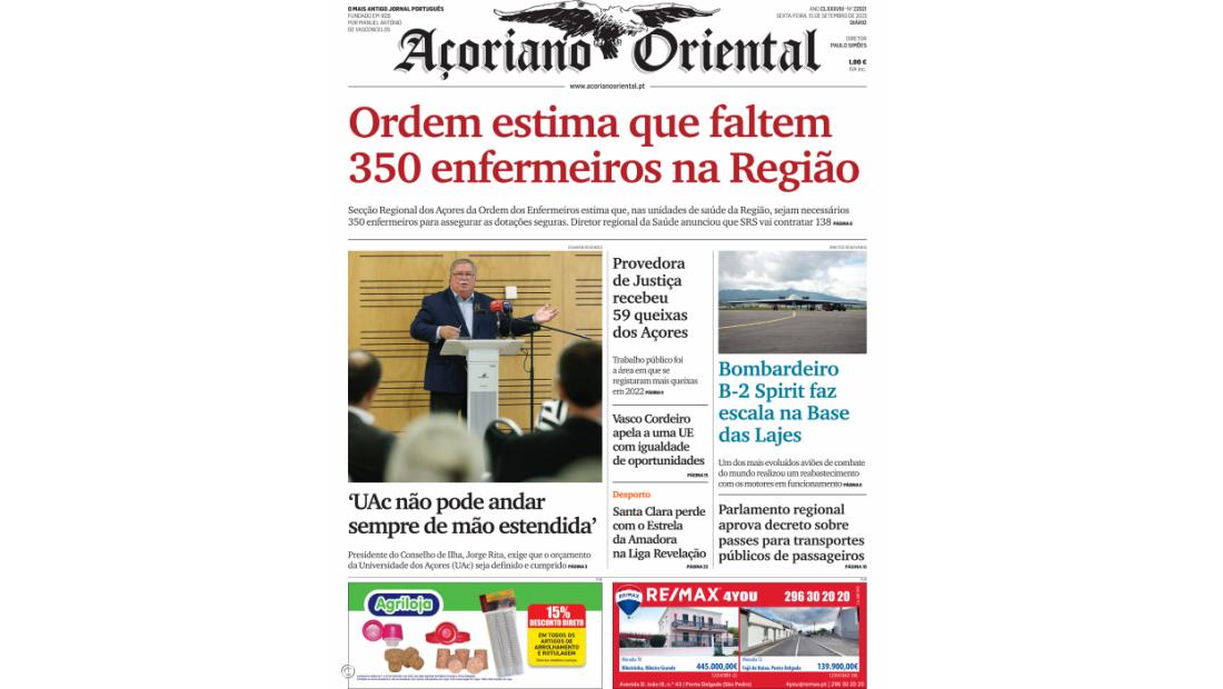 Ordem estima que faltem 350 enfermeiros na Região