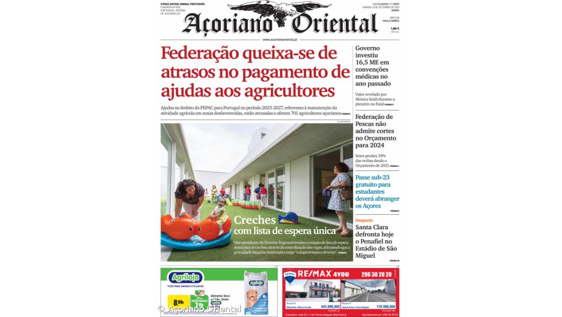 Capa AO 16 setembro 2023