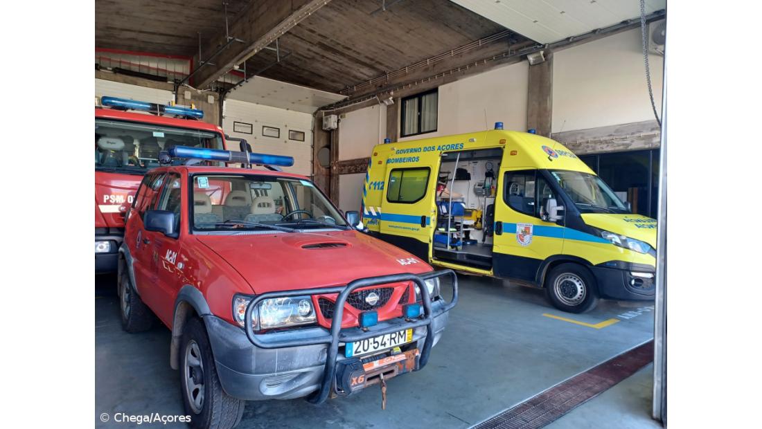 Chega/Açores questiona Governo Regional sobre viaturas para os bombeiros