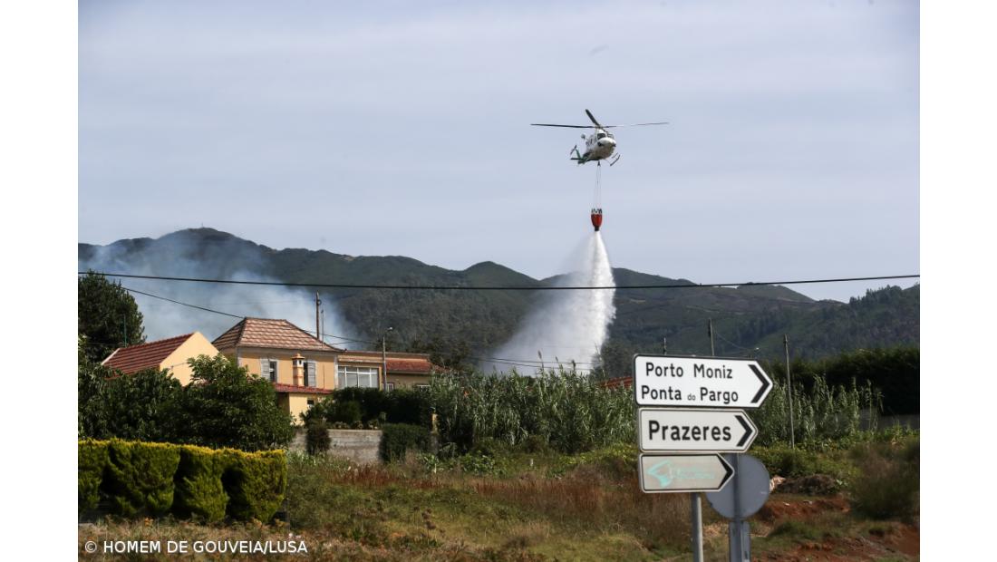Setenta pessoas receberam assistência médica desde quarta-feira devido aos fogos na Madeira