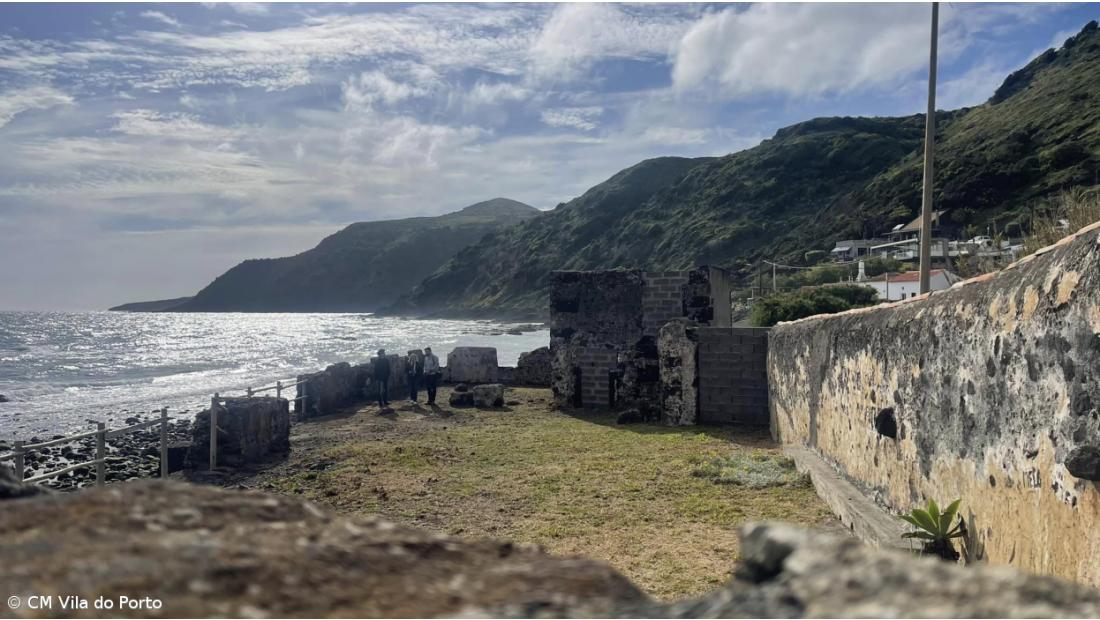 Ruínas de forte da ilha de Santa Maria desafetadas do domínio público marítimo