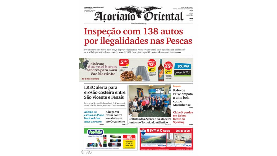 Inspeção com 138 autos por ilegalidades nas Pescas