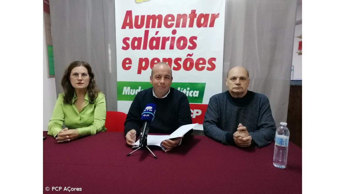 PCP/Açores diz que o orçamento da região não dá resposta aos problemas das pessoas