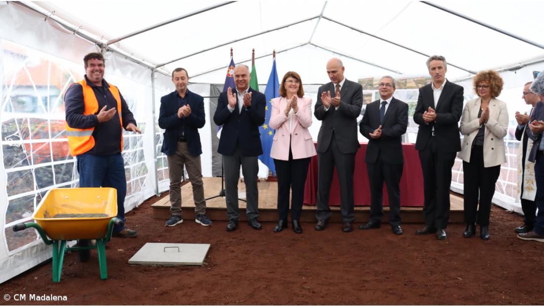 Lançada primeira pedra da construção da variante à vila da Madalena