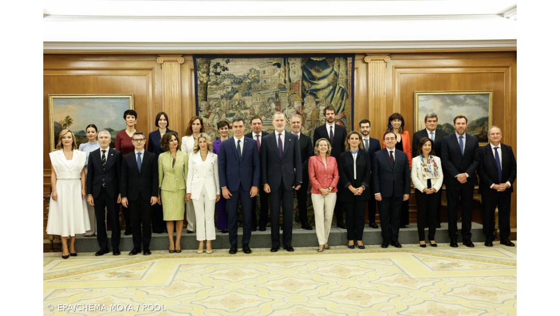 Novo executivo de Sánchez tomou posse perante Felipe VI