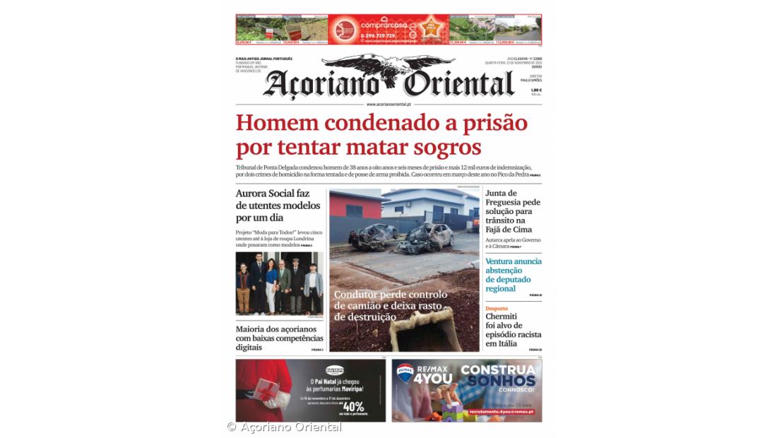 Capa AO 22 novembro 2023