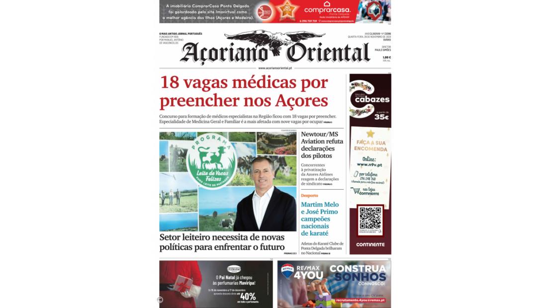 18 vagas médicas por preencher nos Açores