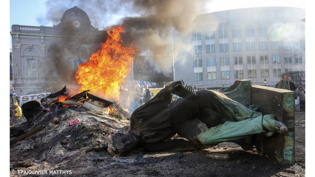  O campo veio à cidade para travar acordo UE-Mercosul em Bruxelas