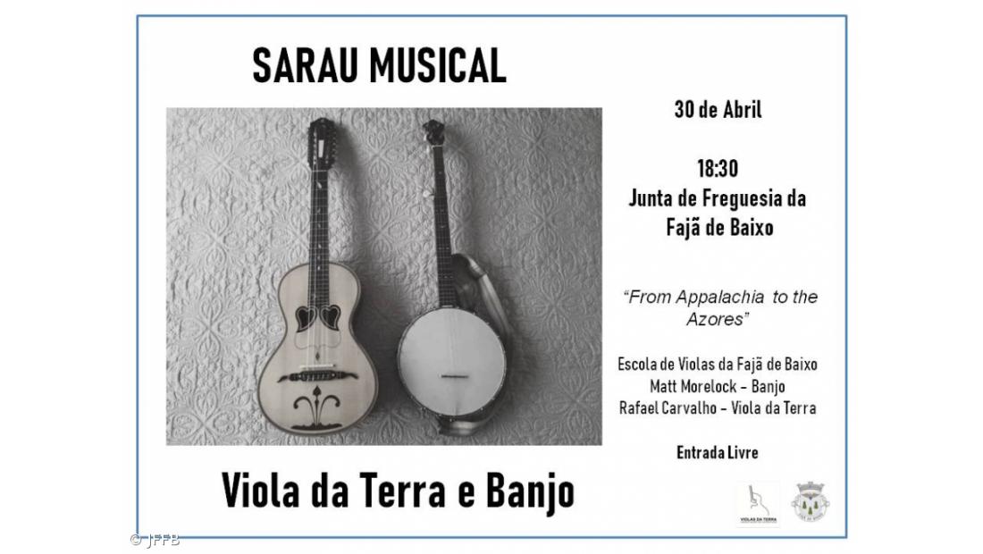 Sarau musical com Viola da Terra e Banjo na Fajã de Baixo