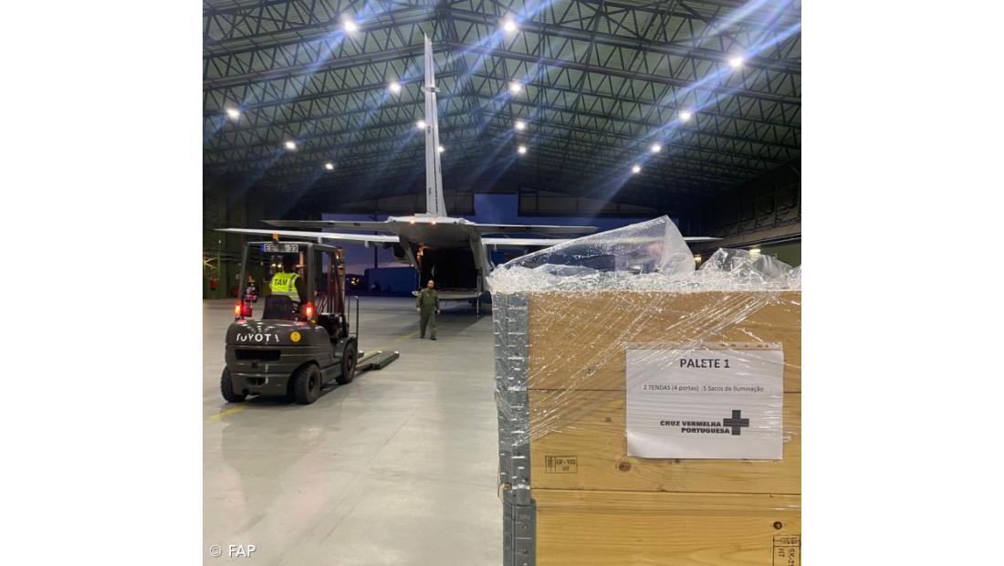 Força Aérea transporta Posto Médico Avançado da Cruz Vermelha para Ponta Delgada – Imagem 3
