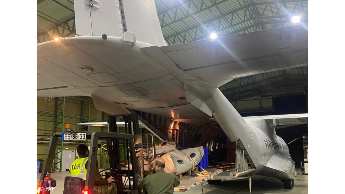 Força Aérea transporta Posto Médico Avançado da Cruz Vermelha para Ponta Delgada – Imagem 4