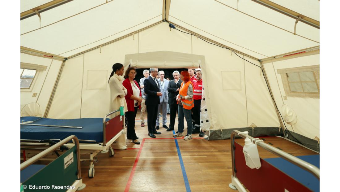 Instalação de hospital de campanha em Ponta Delgada continua a justificar-se