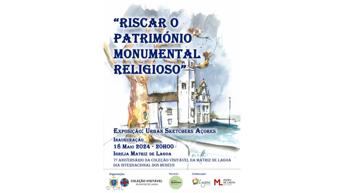 Igreja Matriz da Lagoa acolhe mostra "Riscar o Património Monumental Religioso" – Imagem 2