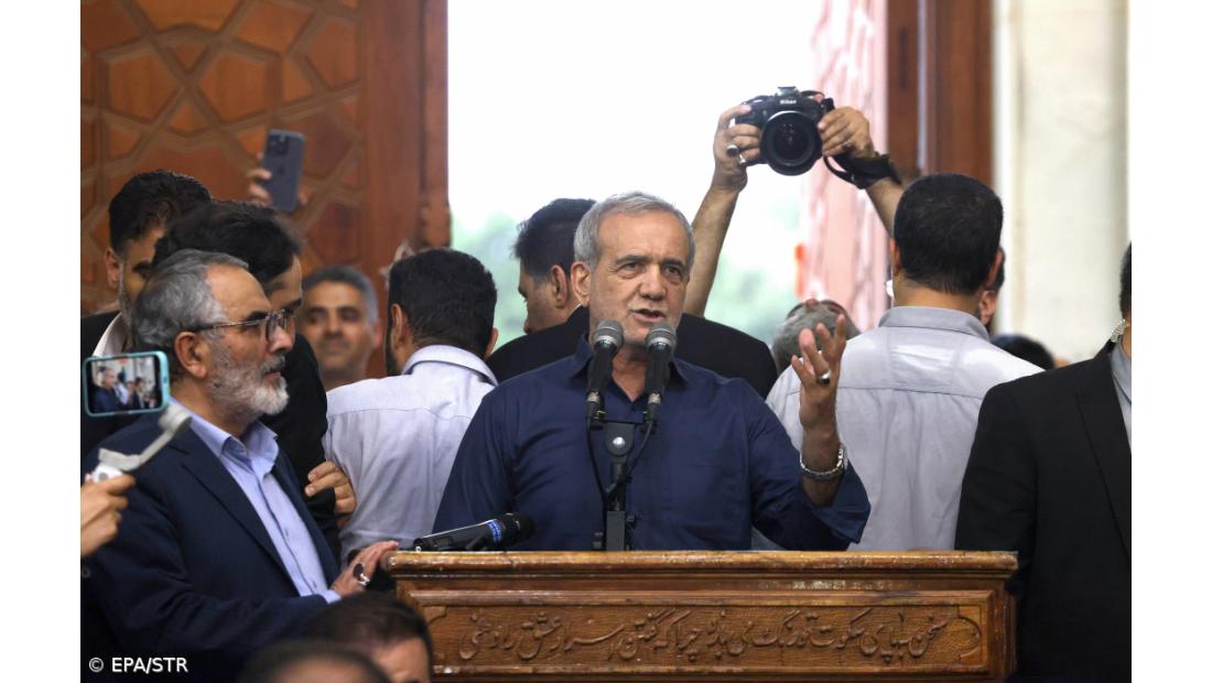 Presidente eleito do Irão reafirma apoio a Palestina em mensagem ao Hamas