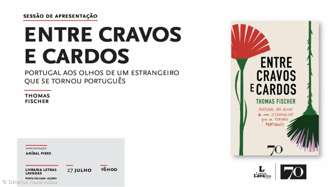 Thomas Fischer apresenta 'Entre Cravos e Cardos' na Letras Lavadas