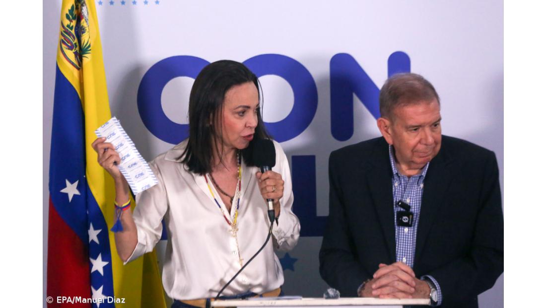 Maria Corina Machado quer justiça na investigação de crimes contra a humanidade na Venezuela