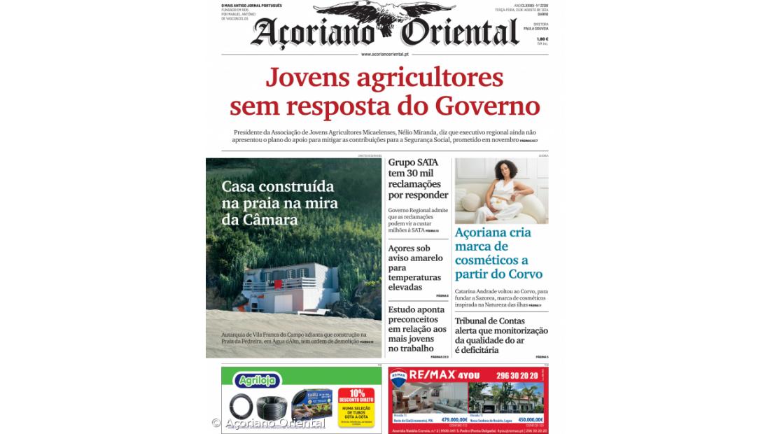 Capa AO 13 agosto 2024