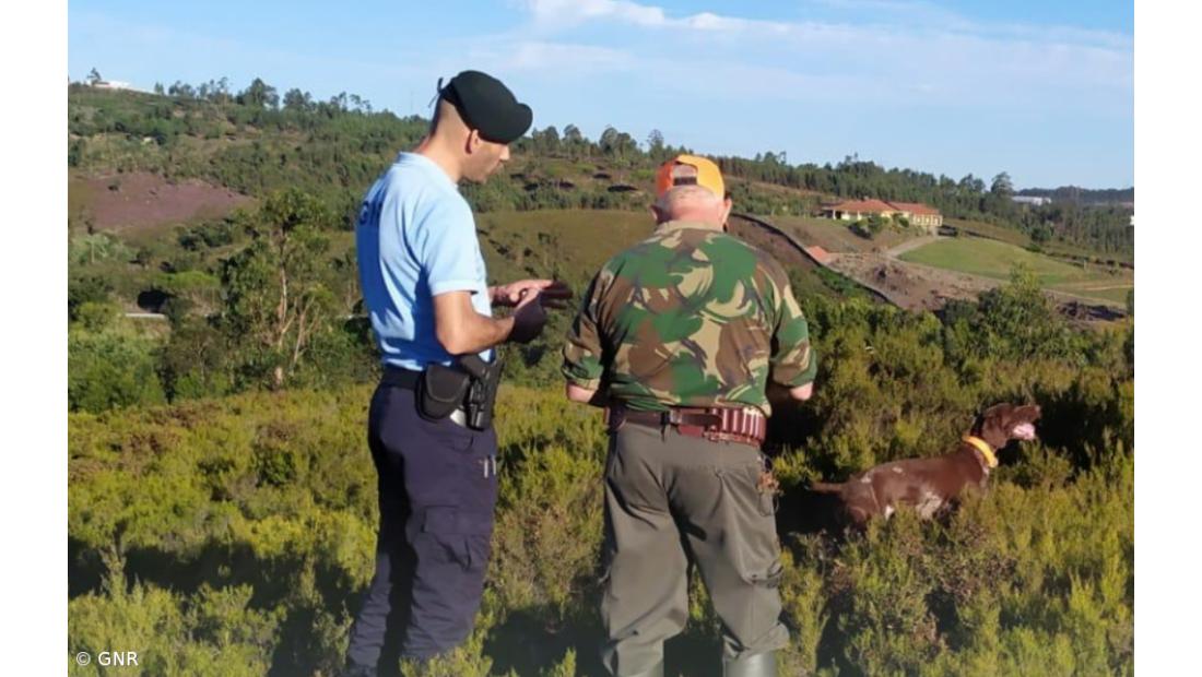 GNR inicia ações de fiscalização ao exercício da caça que se prolongam até fevereiro