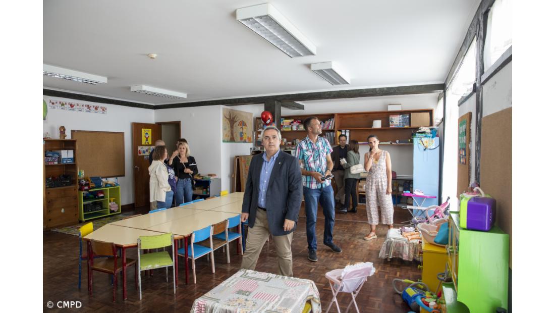 Reabilitação na escola EB/JI de Santo António 