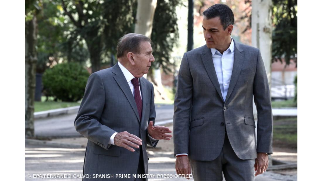 Sánchez recebeu González na sede do Governo de Espanha