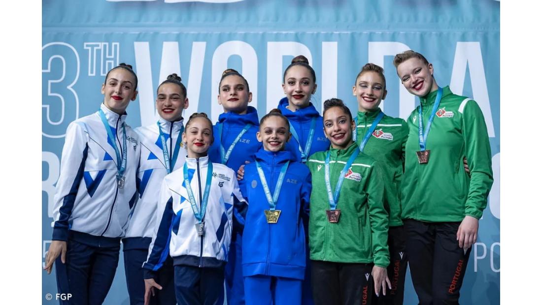 Portugal soma uma prata e um bronze no mundial júnior de ginástica acrobática
