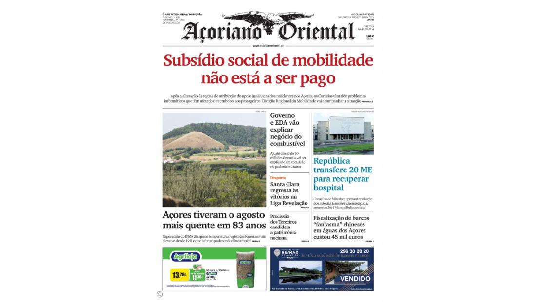 Subsídio social de mobilidade não está a ser pago 