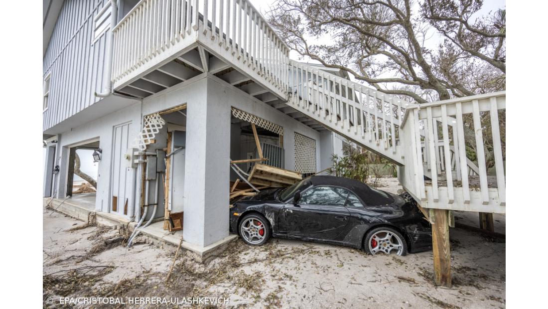 Chuvas e ventos mais intensos do Milton devem-se a alterações climáticas