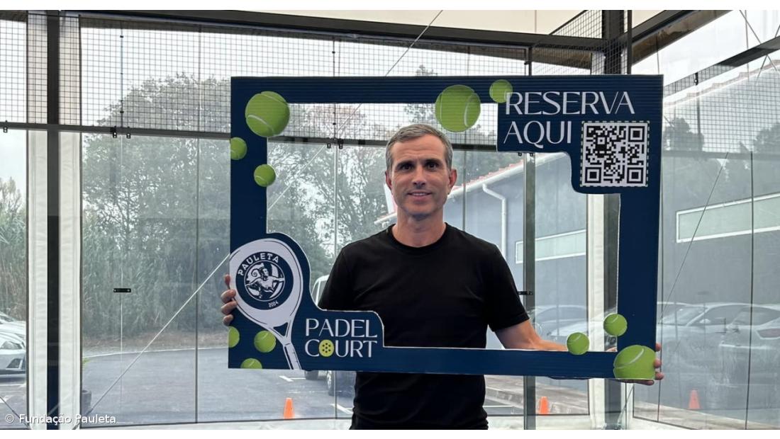 Pauleta Padel Court inaugurado no Complexo Desportivo