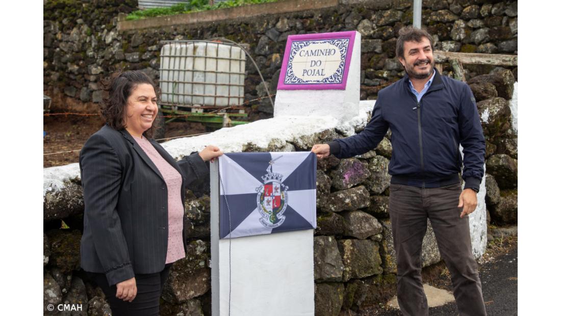 Inaugurada empreitada de pavimentação da Canada do Pojal