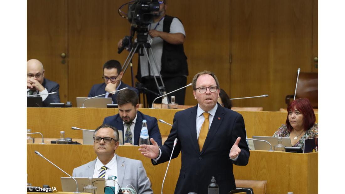 Chega/Açores “não quer ser o problema” mas a “solução” da governação regional