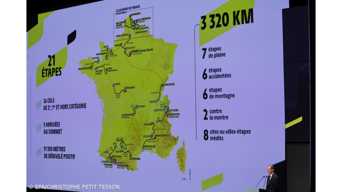 Tour de 2025 vai ser edição 100% francesa com Mont Ventoux e o col de la Loze