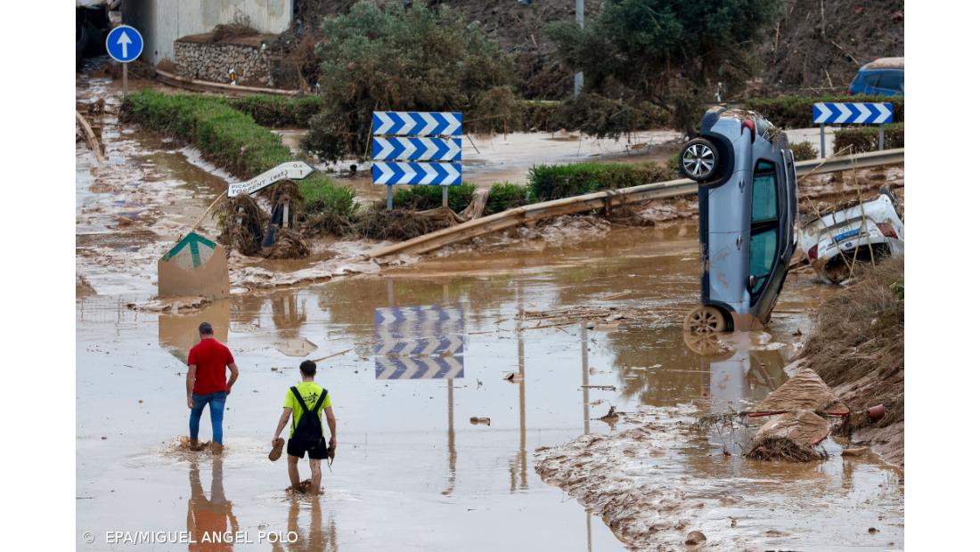 Sobe para 226 o número de mortos nas inundações em Espanha