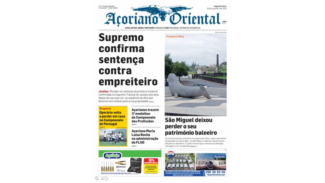 Supremo confirma sentença contra empreiteiro