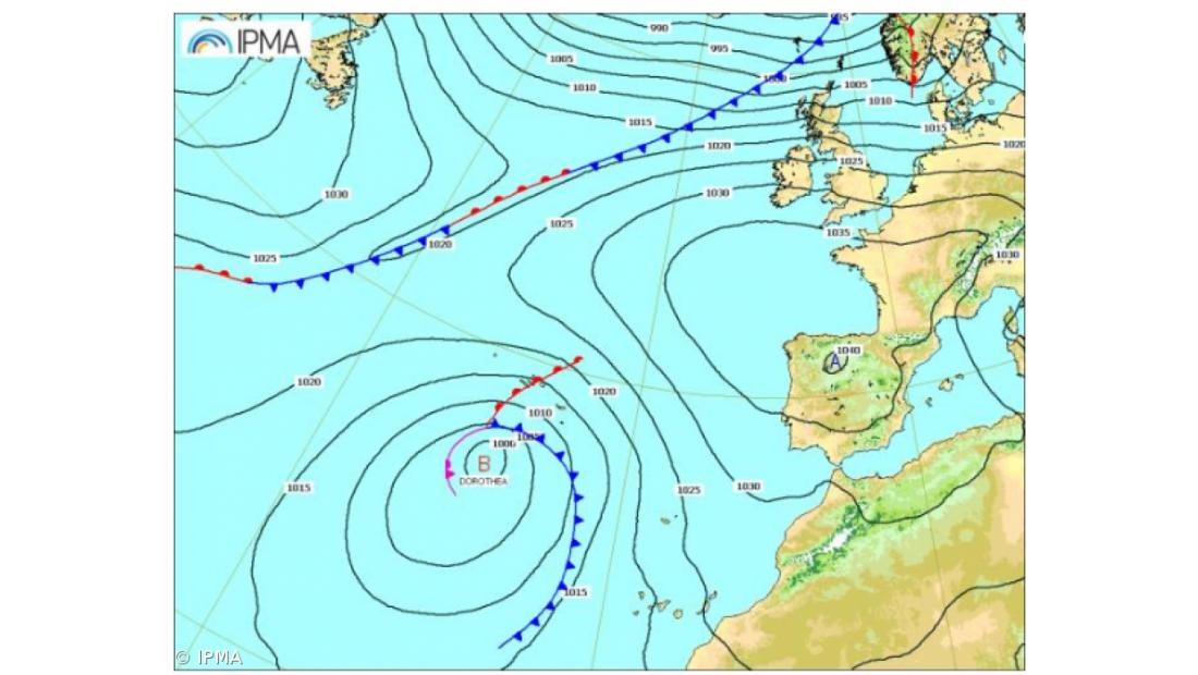 Depressão Dorothea vai provocar precipitação em todo o Arquipélago