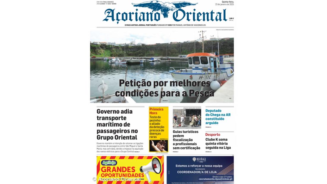 Capa AO 23 janeiro 2025