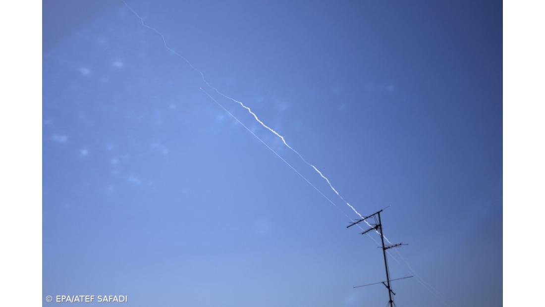 Forças de Defesa de Israel intercetam mísseis lançados de Gaza