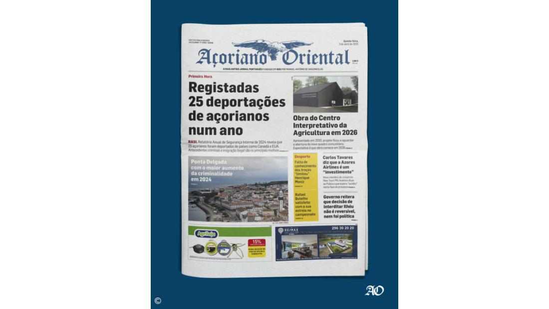 Registadas 25 deportações de açorianos num ano 