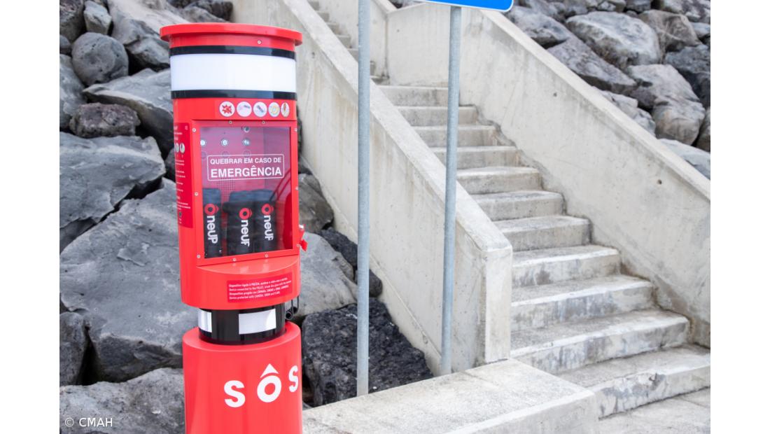 Zona de banhos do Fanal recebe primeiro Totem-OneUP dos Açores