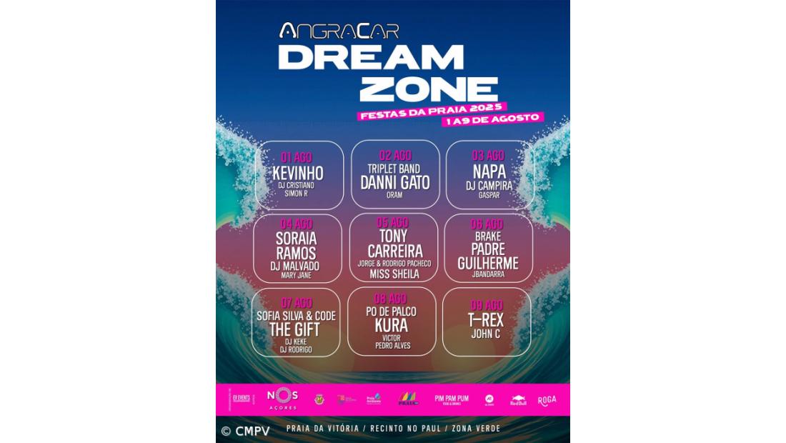 Kevinho, Tony Carreira, Napa e The Gift nas Festas da Praia 2025