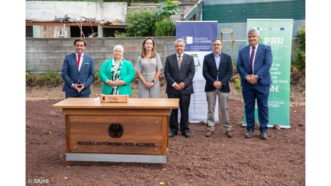 Governo dos Açores consigna infraestruturação de 32 lotes para habitação em São Miguel