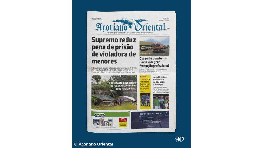 Capa AO 8 de agosto 2025