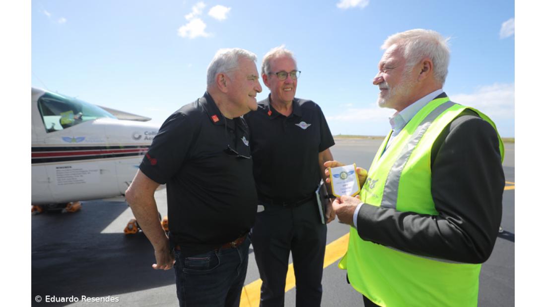 Pilotos americanos atravessam Atlântico em monomotor e fazem escala inédita em Ponta Delgada – Imagem 4