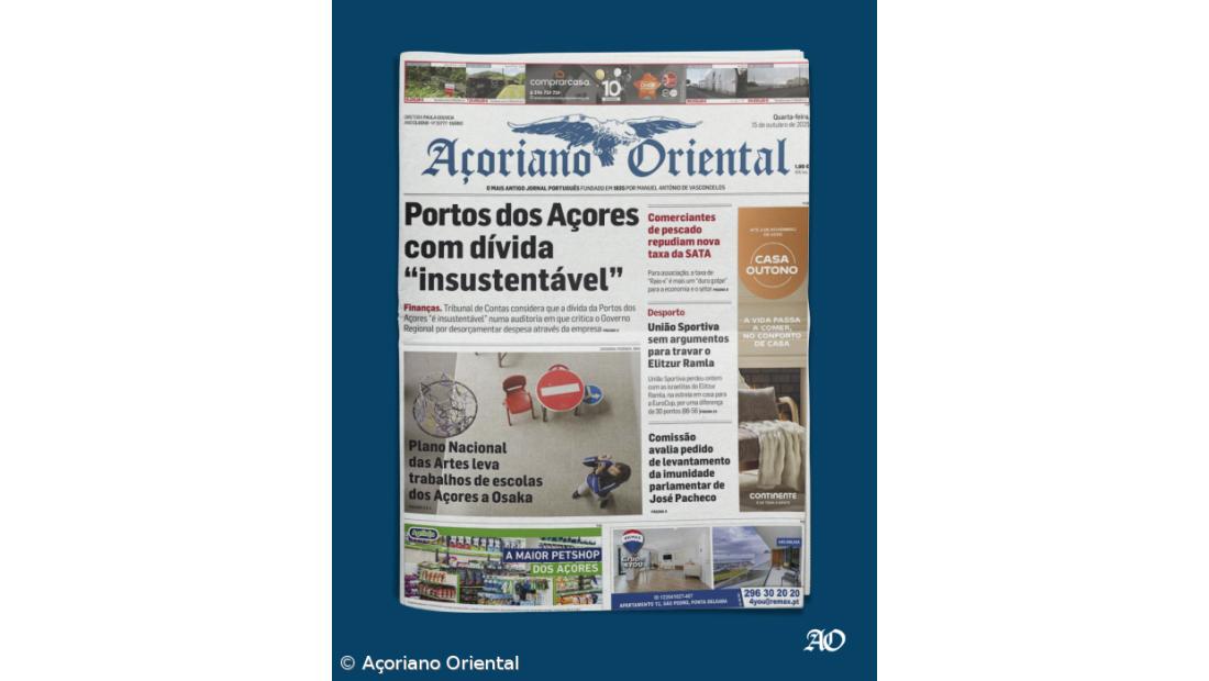 Portos dos Açores com dívida "insustentável"