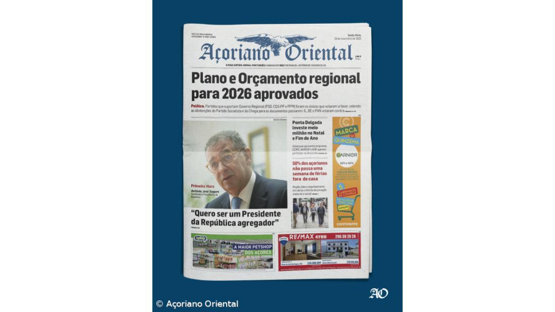 Capa AO 28 novembro 2025