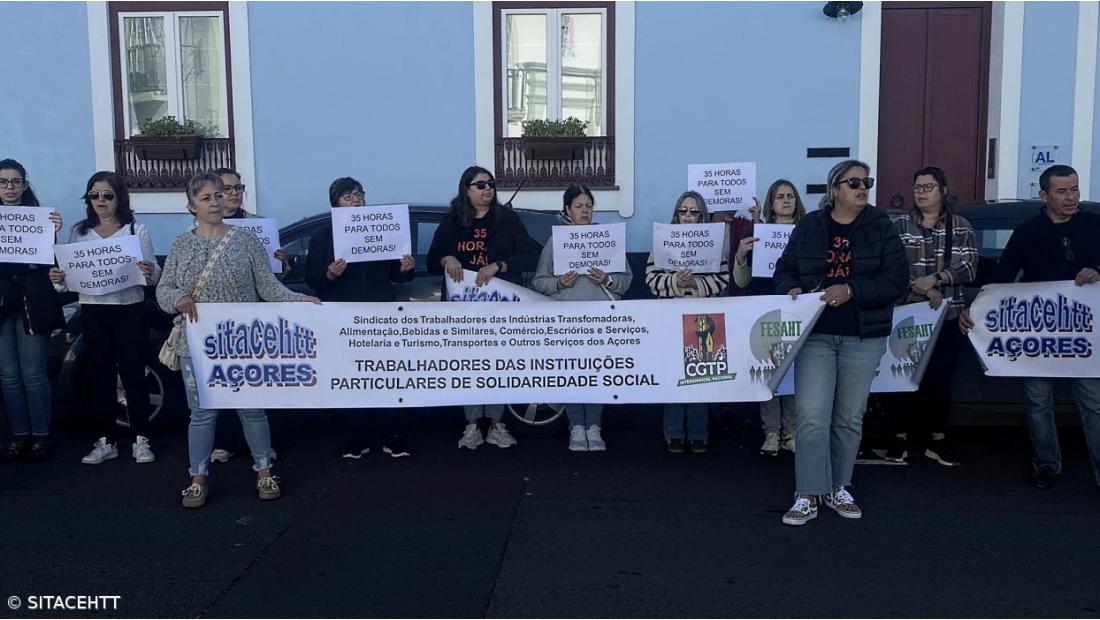 Greve nas instituições sociais dos Açores com adesão de 50% 